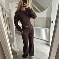 Damen sportliches Zweiteiler-Set WW