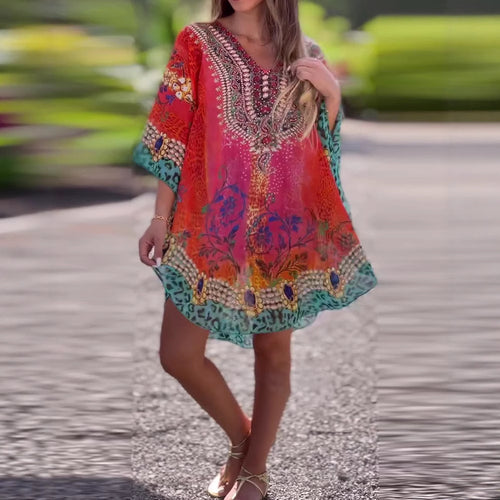 Damen Ätherisches Bohemian Strandtuch WW