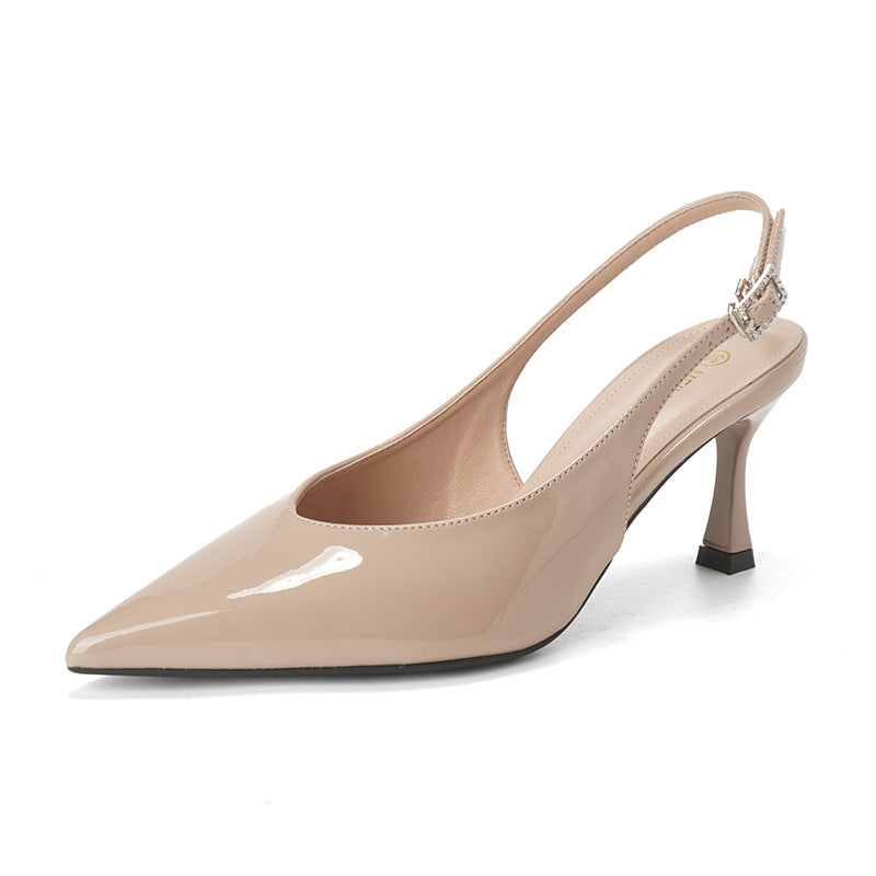 Damen Sling-Pumps mit eleganter spitz zulaufender Form und verstellbarem Riemchen WW