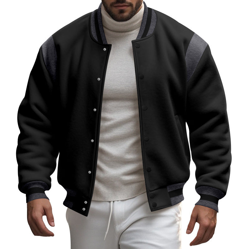 Herren sportliche Collegejacke WW