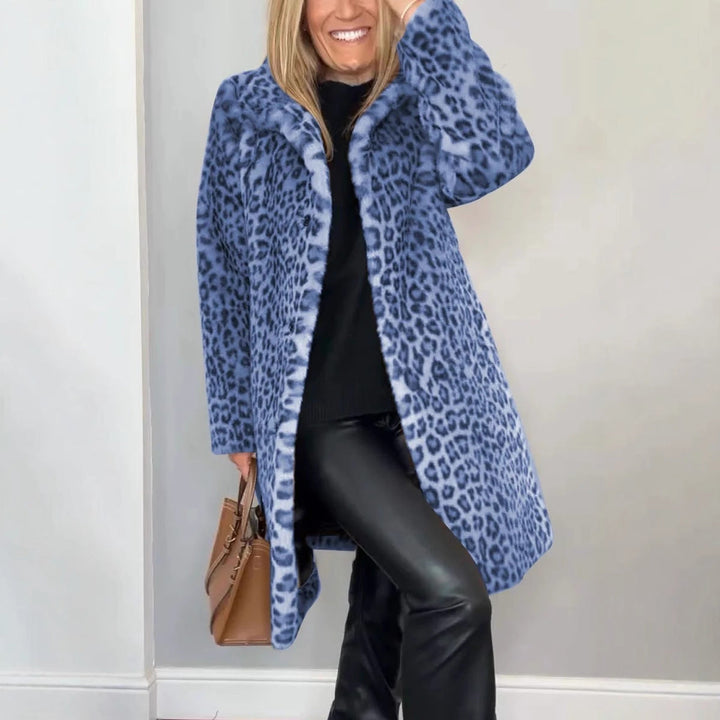 W&W Mode | Leopardenmuster Plüschmantel