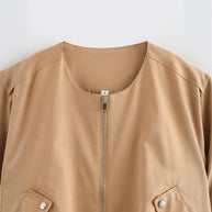 Damen Steppweste mit praktischen Taschen und elastischem Bund WW