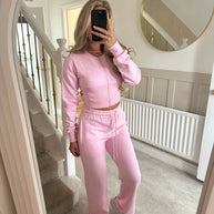 Damen sportliches Zweiteiler-Set WW