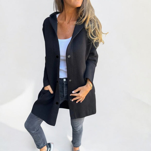 WW | Warmer Mantel Mit Kapuze