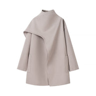 WW | Stehkragen Cape-Stil Mantel