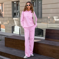 Damen Bequemes Sweatpants-Set mit lässigem Schnitt WW