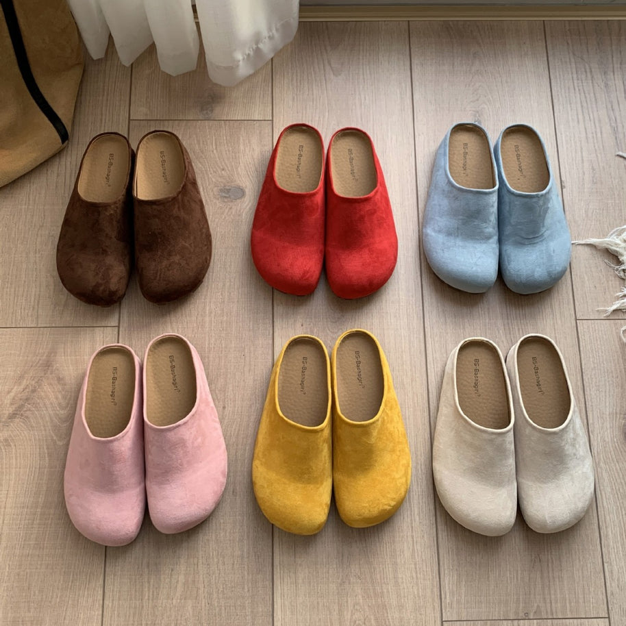 Damen bequeme Clogs aus softem Obermaterial mit ergonomischem Design WW