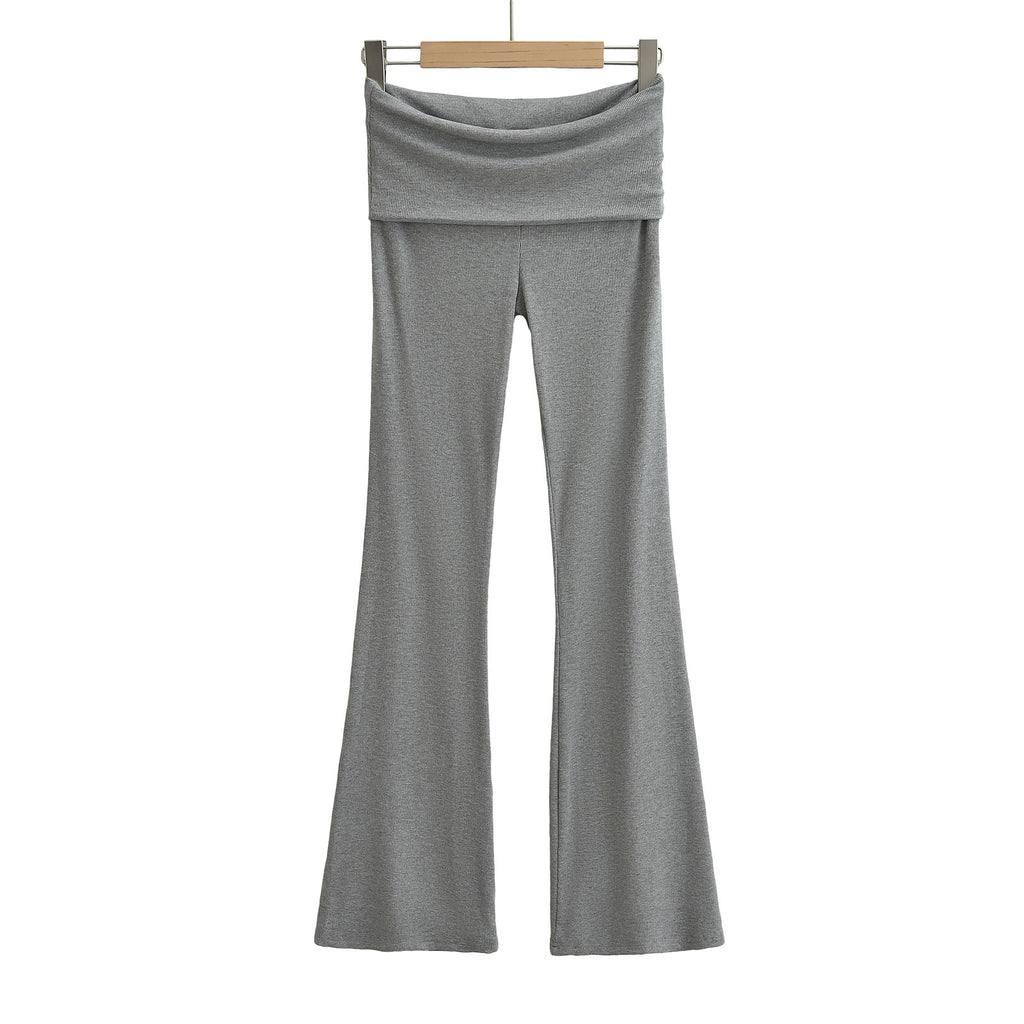 Damen Flared Yoga-Hose mit hohem Bund und elastischem Komfort WW