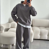 Damen Sportlicher Pullover mit hohem Kragen WW