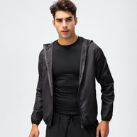 Herren leichte Laufjacke mit atmungsaktiven Eigenschaften und reflektierendem Design WW