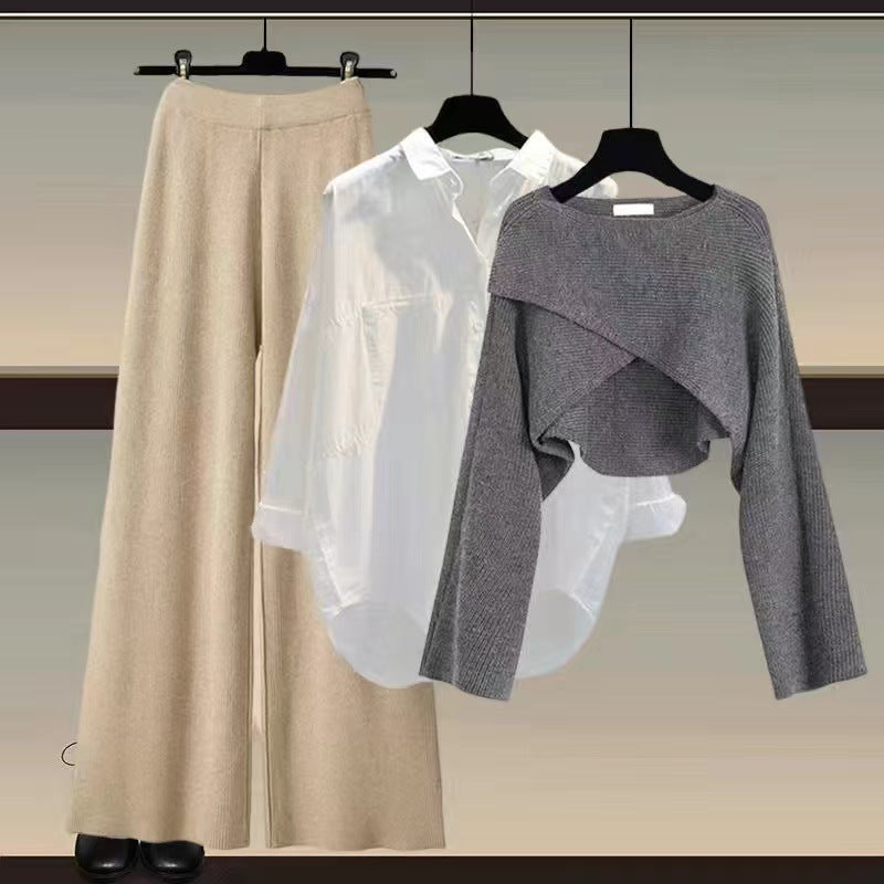 W&W Mode - Bequemes dreiteiliges Langarmset