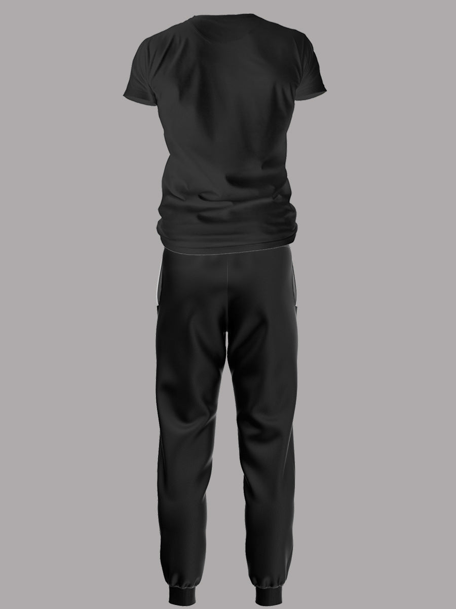 Damen Sportanzug mit motivierendem Aufdruck WW