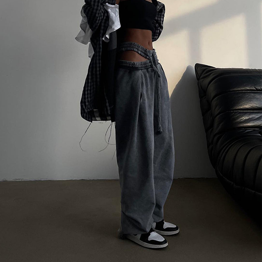 Damen Bequeme Freizeithose mit lässigem Schnitt WW