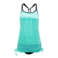 Damen Tankini-Top mit verstellbaren Trägern und modischem Rückendetail WW