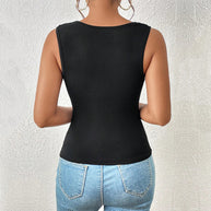 Damen asymmetrisches Top mit elegantem Design W&W