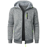 WW | Herren Gemusterte Zip Kapuzenpulli