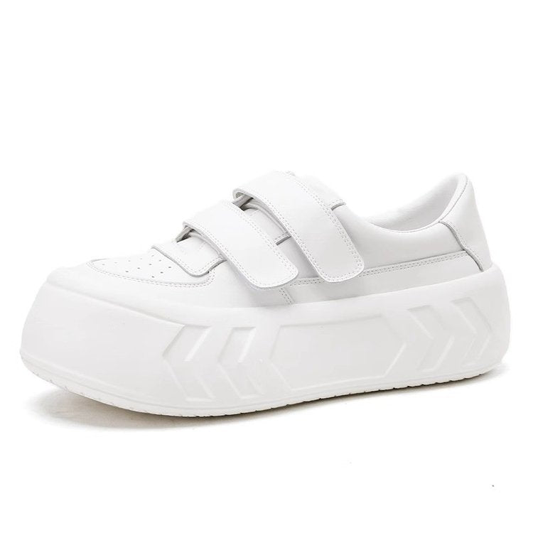 Damen Chunky Sneaker mit Velcro-Verschluss und stabiler Sohlenkonstruktion W&W