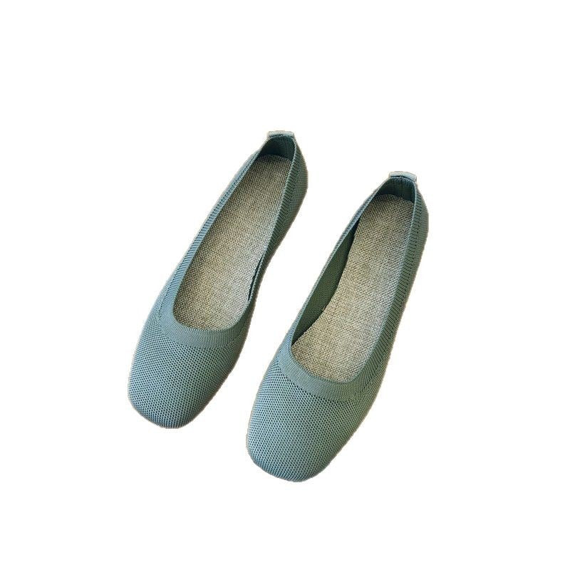 Damen atmungsaktive Ballerinas aus flexiblem Stoff WW