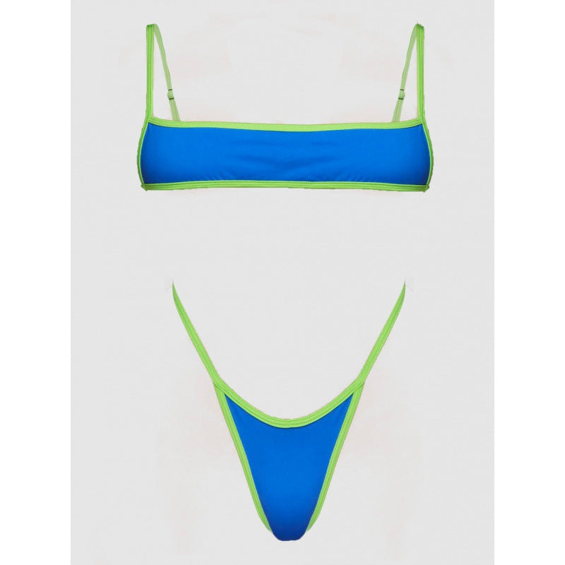 Damen Bikini-Set mit modischem Cut-Out-Design und verstellbaren Trägern WW