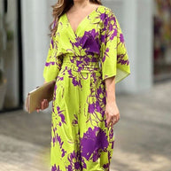 Damen Eleganter Jumpsuit mit floralem Muster WW
