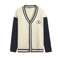 Damen Strickcardigan mit V-Ausschnitt und raffiniertem Muster WW