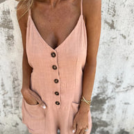 Damen Leichtes und lässiges Jumpsuit