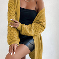 Damen Strickcardigan mit asymmetrischem Design und tiefen Taschen WW