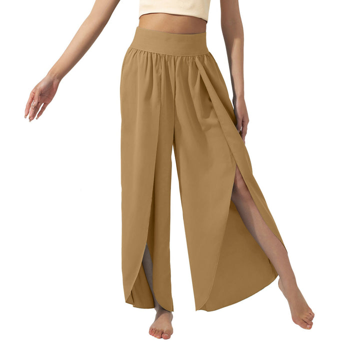 Damen luftige Culotte mit Seitenschlitzen W&W Mode