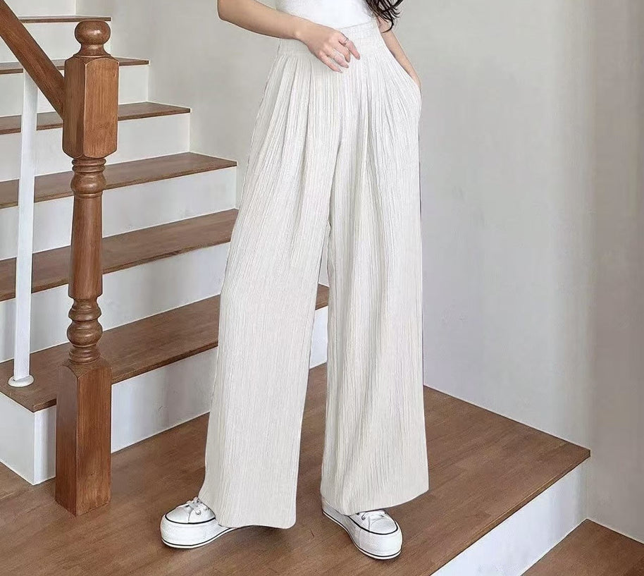 Damen weite Faltenhose WW
