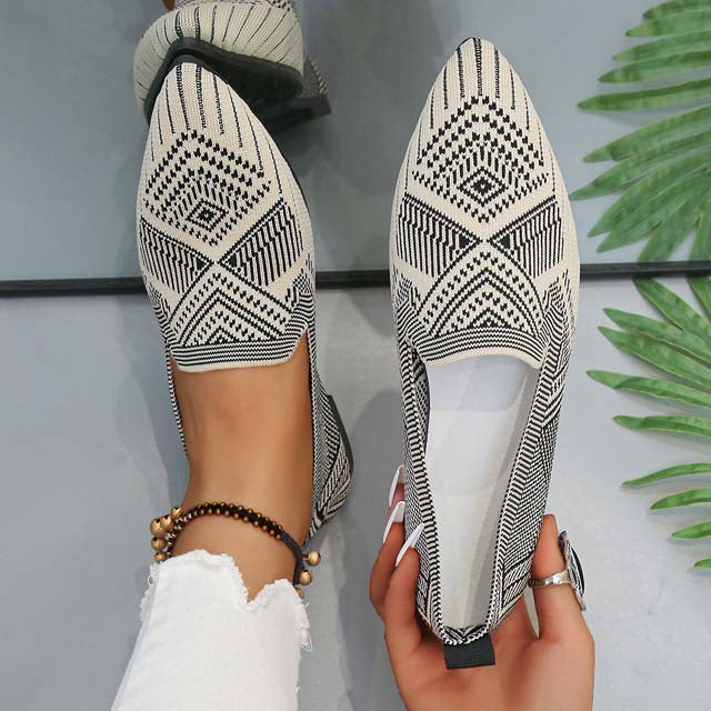 WW | Mesh-Schuhe Mit Spitzer Spitze