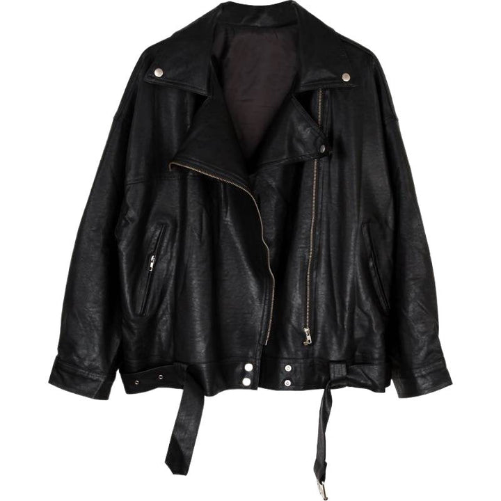 W&W Mode | Übergroße Lederjacke