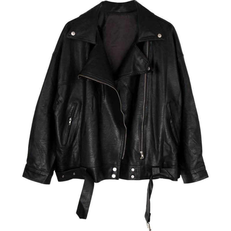 WW | Übergroße Lederjacke