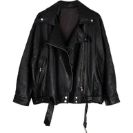 WW | Übergroße Lederjacke