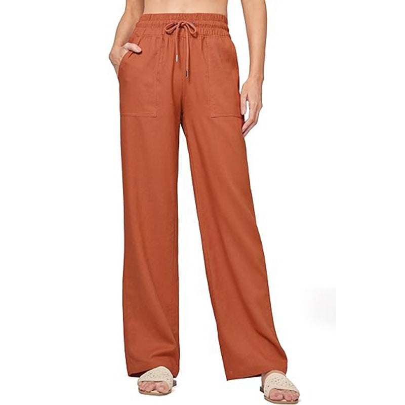 Damen Bequeme Weite Sommerhose WW