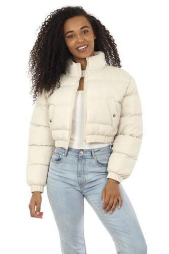 Damen Steppjacke mit hohem Kragen und kürzerem Schnitt WW