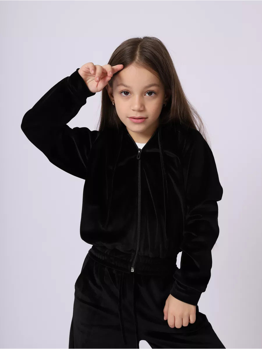 Damen Sportliches Fleece-Trainingsjacken-Set WW