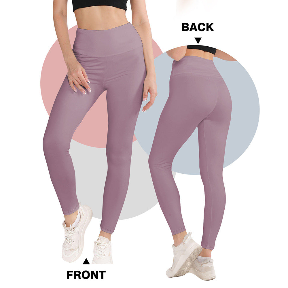 Damen Hochwertige Sportleggings mit seamless Design und hohem Bund WW