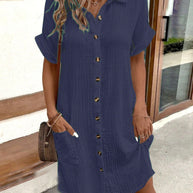 Damen Sommerliches Knopfkleid WW