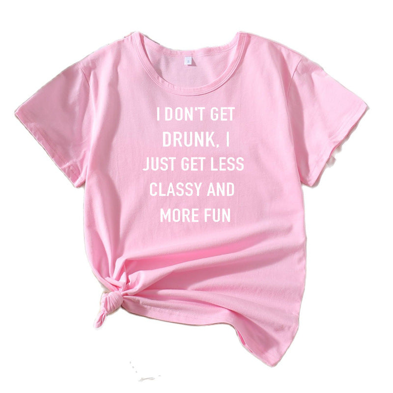 Damen Casual Humor Spruch T-Shirt WW