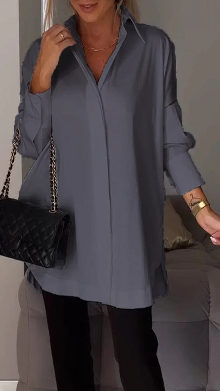 WW | Einfacher Pullover Langarmshirt
