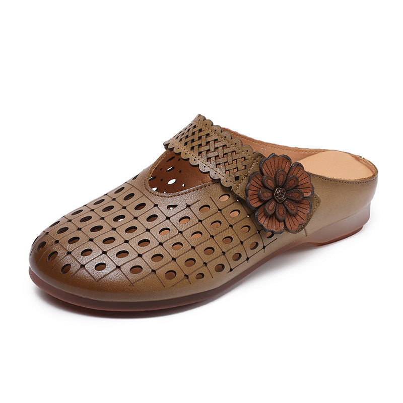 Damen Blumenschmuck Komfort Schlupf Clogs WW