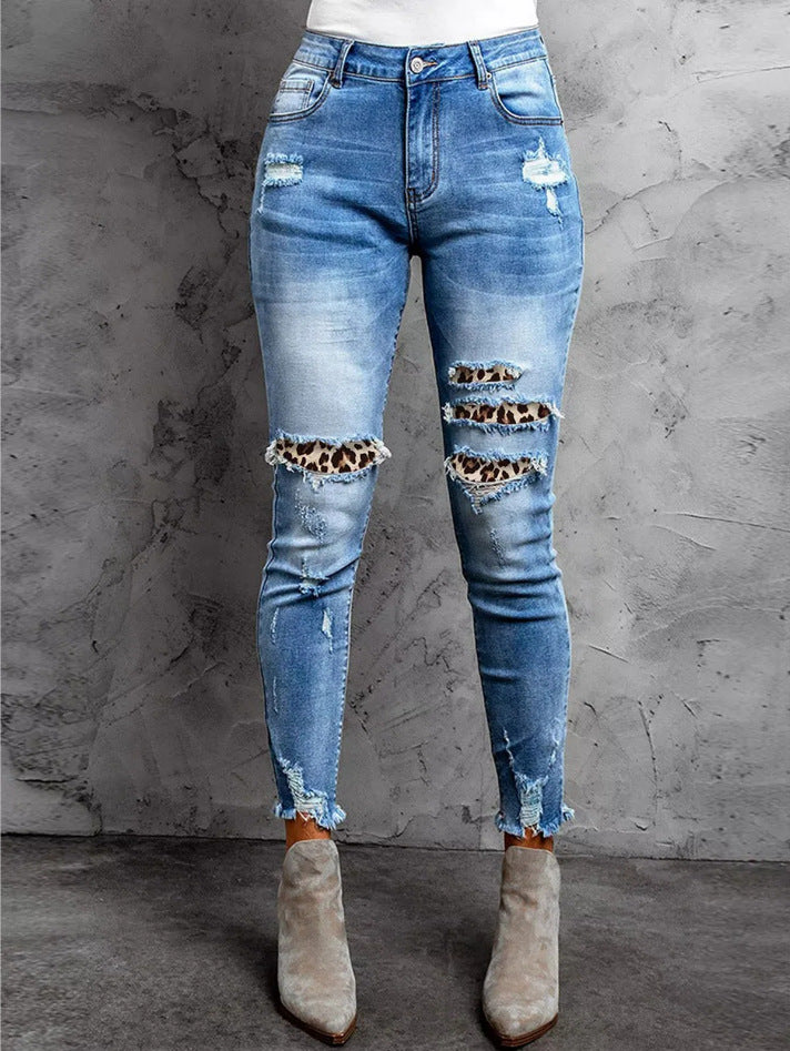 Damen Skinny Jeans mit aufregenden Destroyed-Details WW