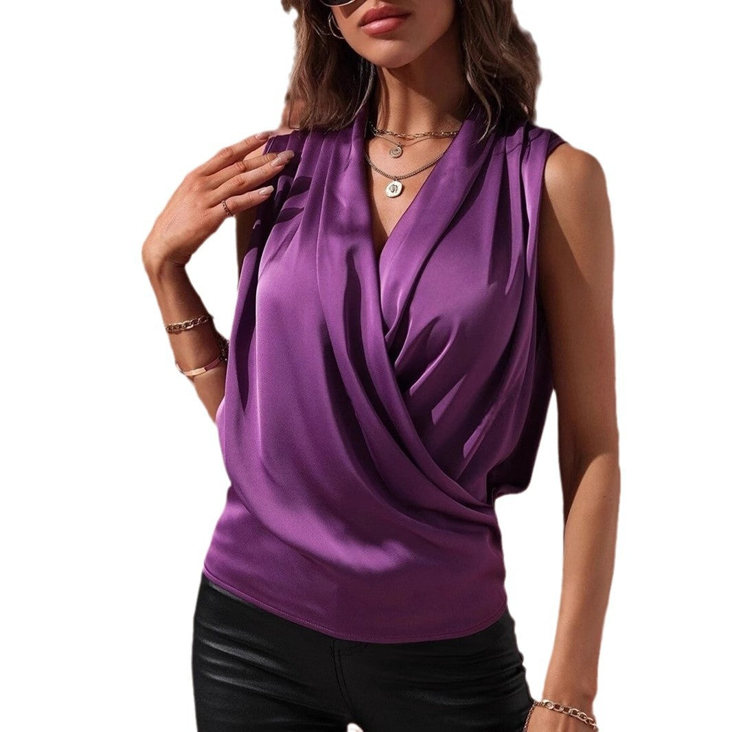 WW | Gekraustes Weste Sexy Shirt Top