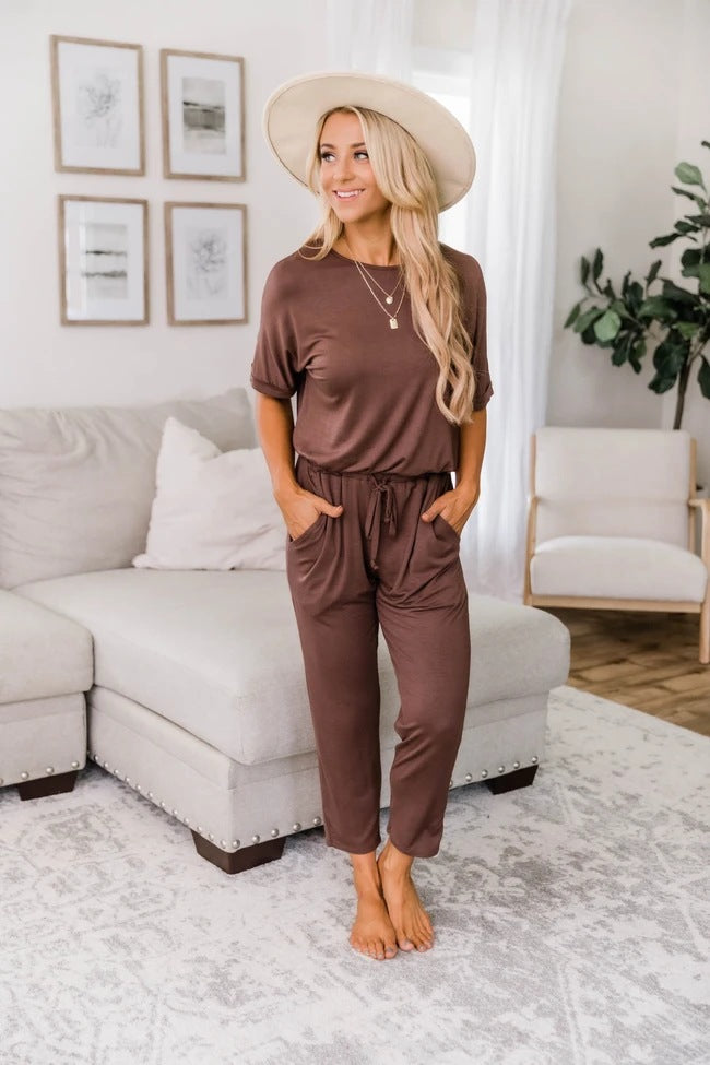Damen Jumpsuit mit lässigem Schnitt und praktischen Details WW
