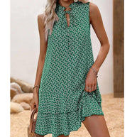 WW | Boho Print Shift Midi Kleid