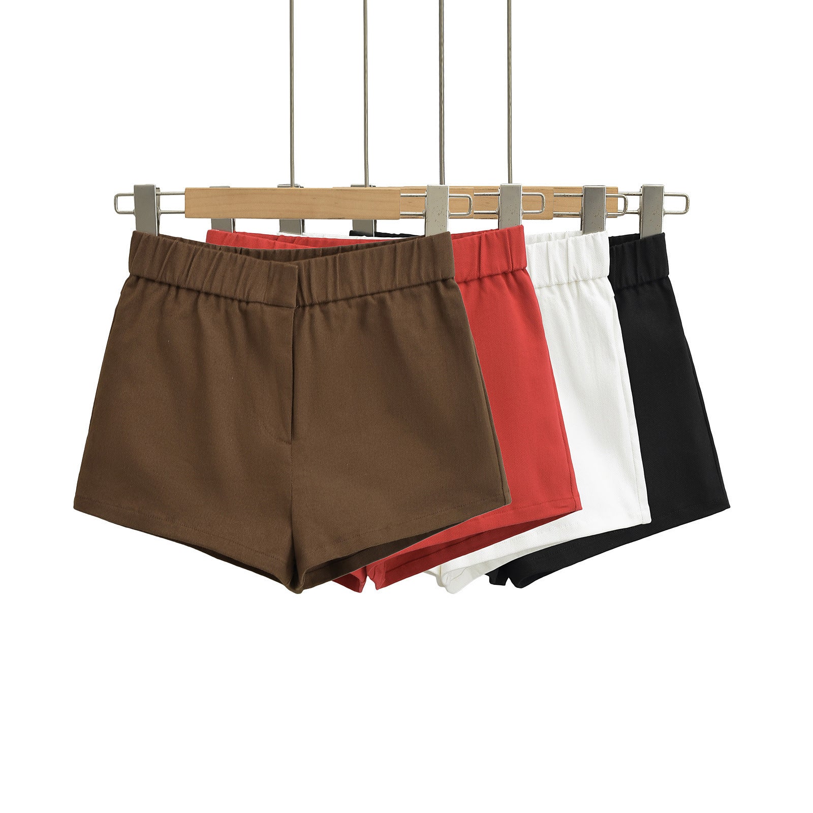 Damen bequeme Hochbund-Shorts WW