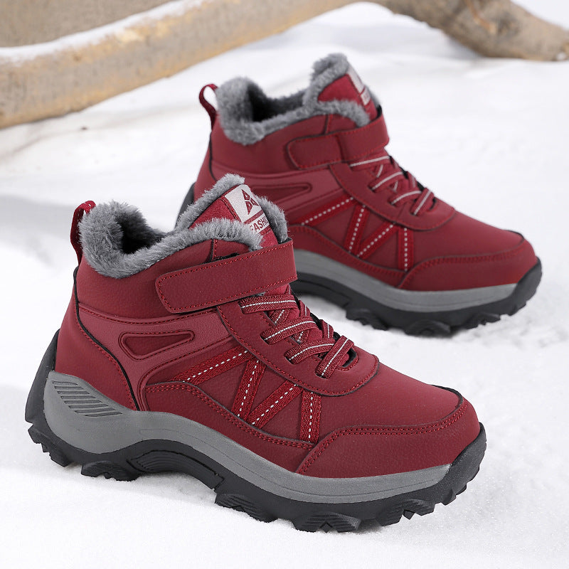 Herren Isolierte Winterwanderschuhe mit langlebiger rutschfester Sohle WW