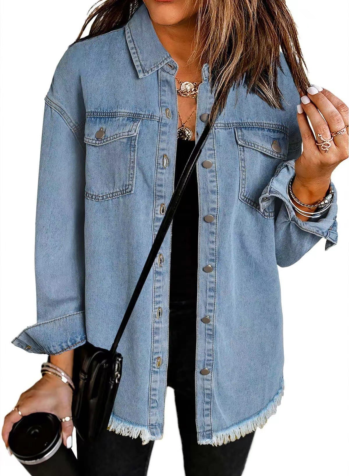 Femme Destroyed Denim Westernjacke WW