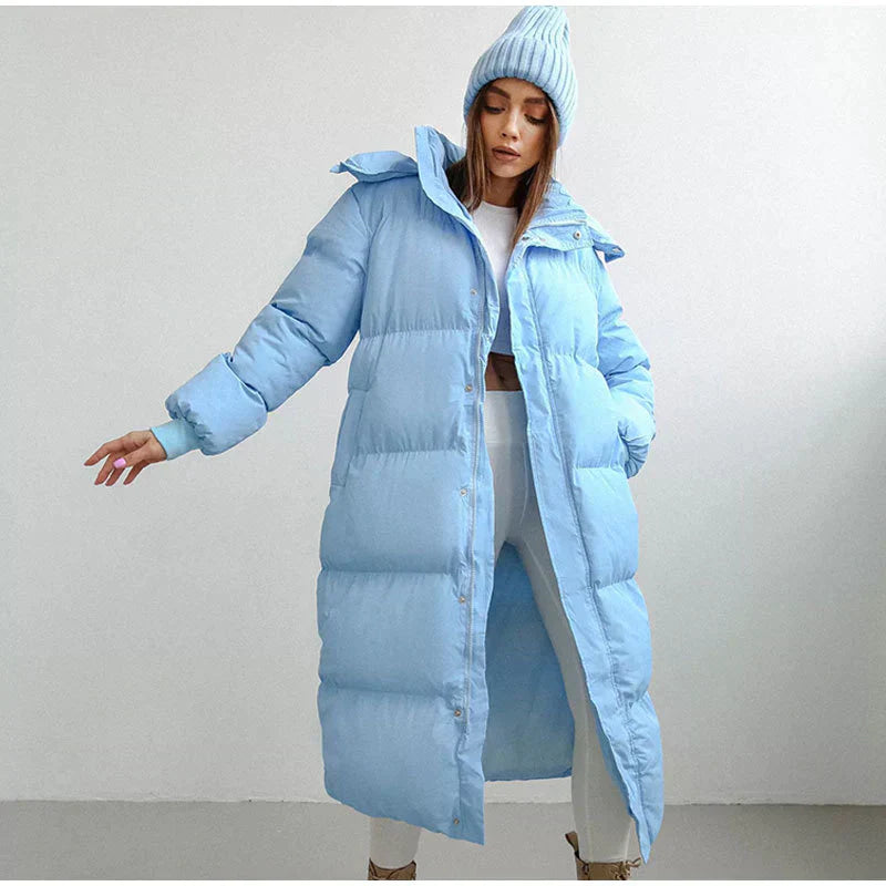 WW | Faltenmantel mit Kapuze - Stilvolle Winterkleidung