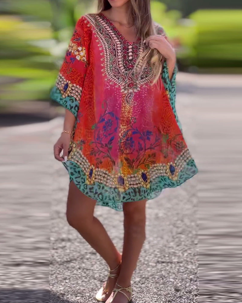 Damen Ätherisches Bohemian Strandtuch WW
